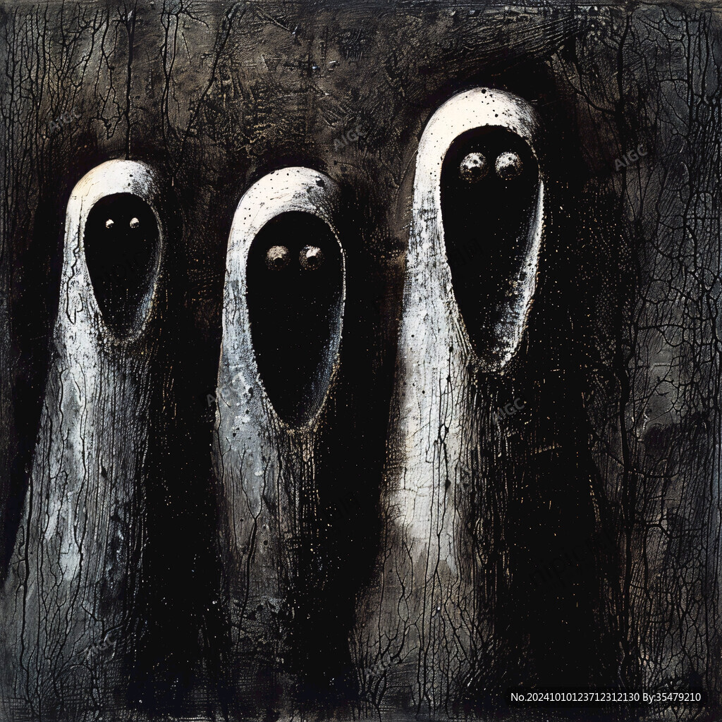 恐怖主题立体画