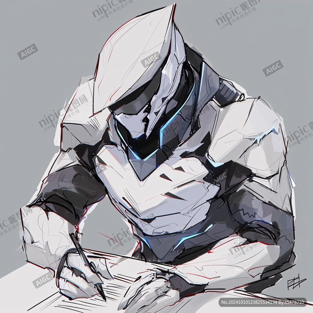 机甲风卡通人物