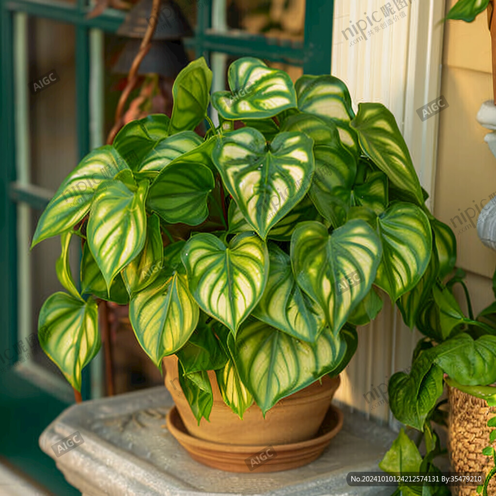 龟背叶观赏植物