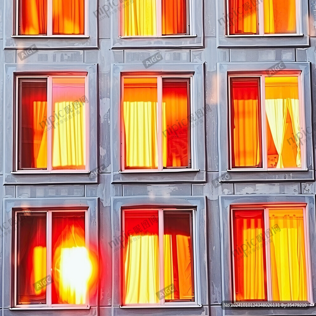 窗户亮化效果图