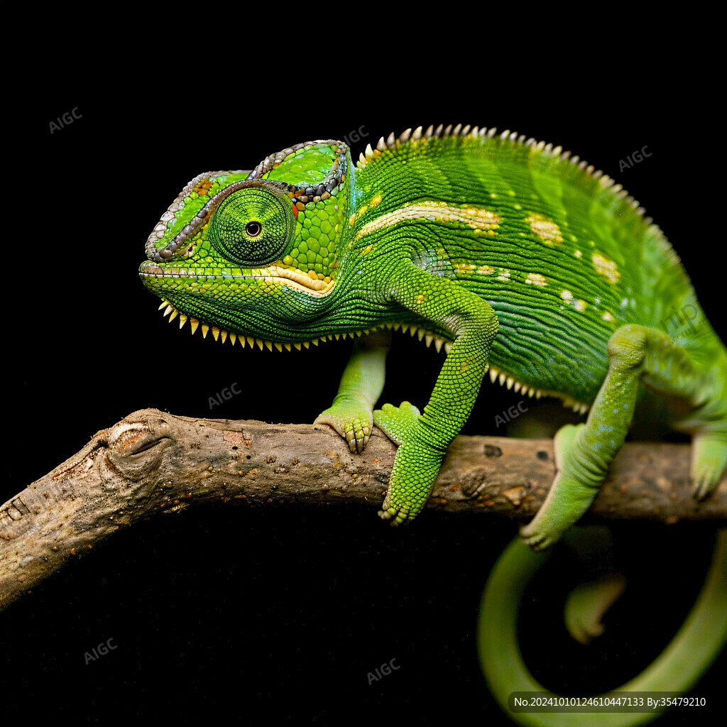 变色龙鬃狮蜥蜴爬虫类