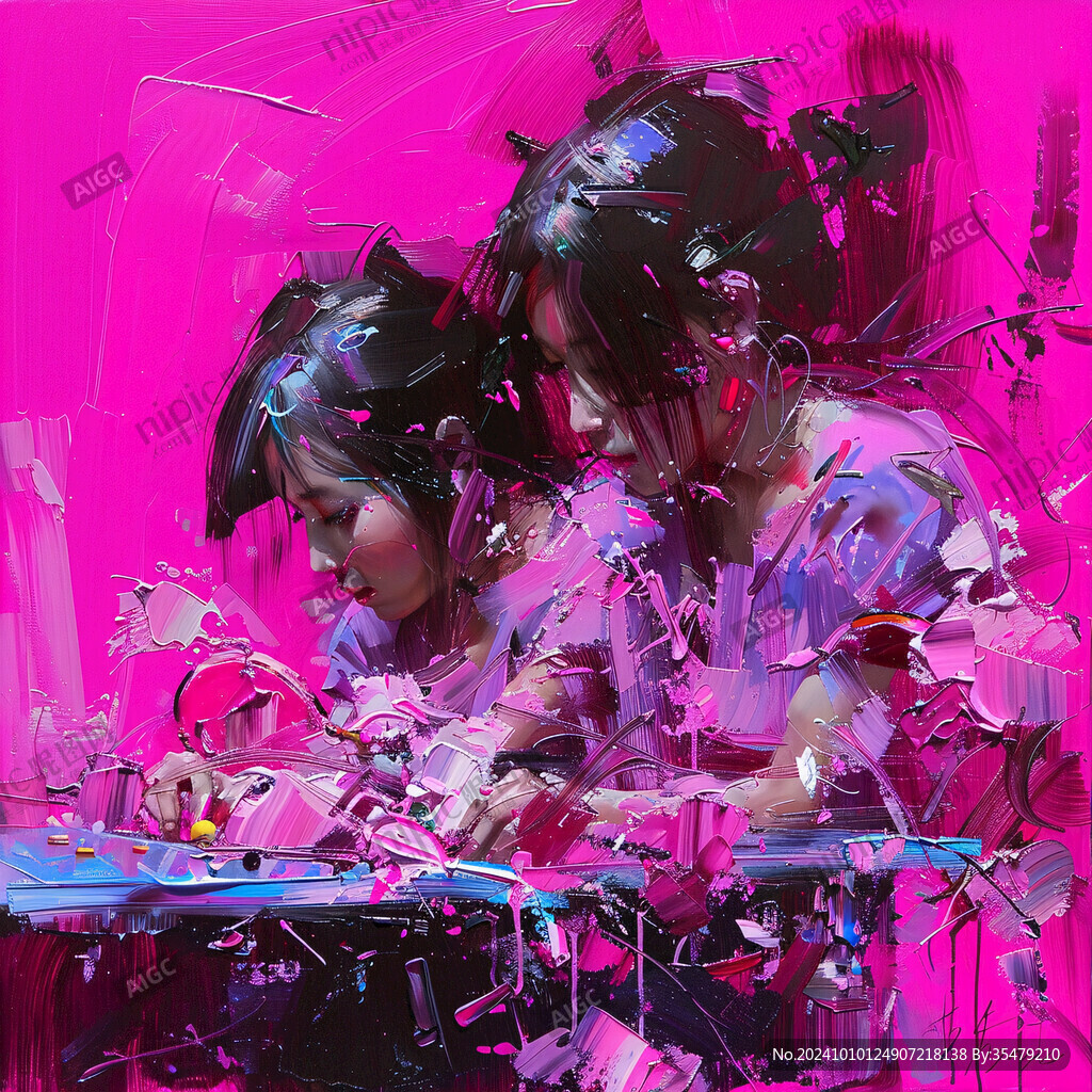 赛博朋克装饰画