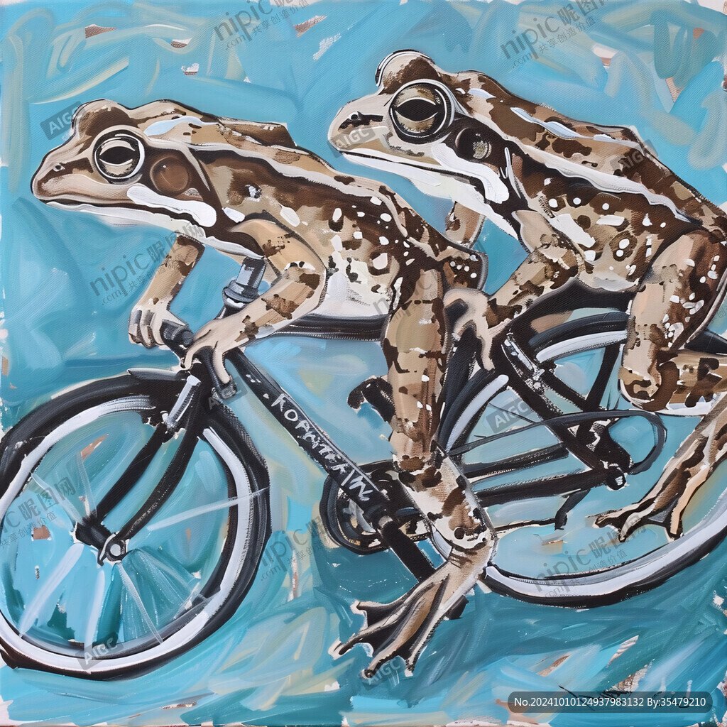 动物水彩画动物油画