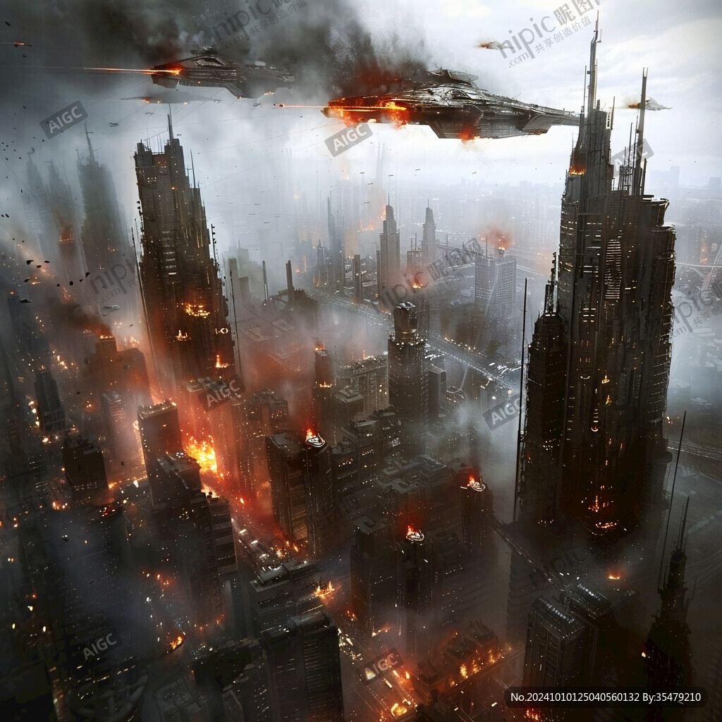 世界末日混乱场景