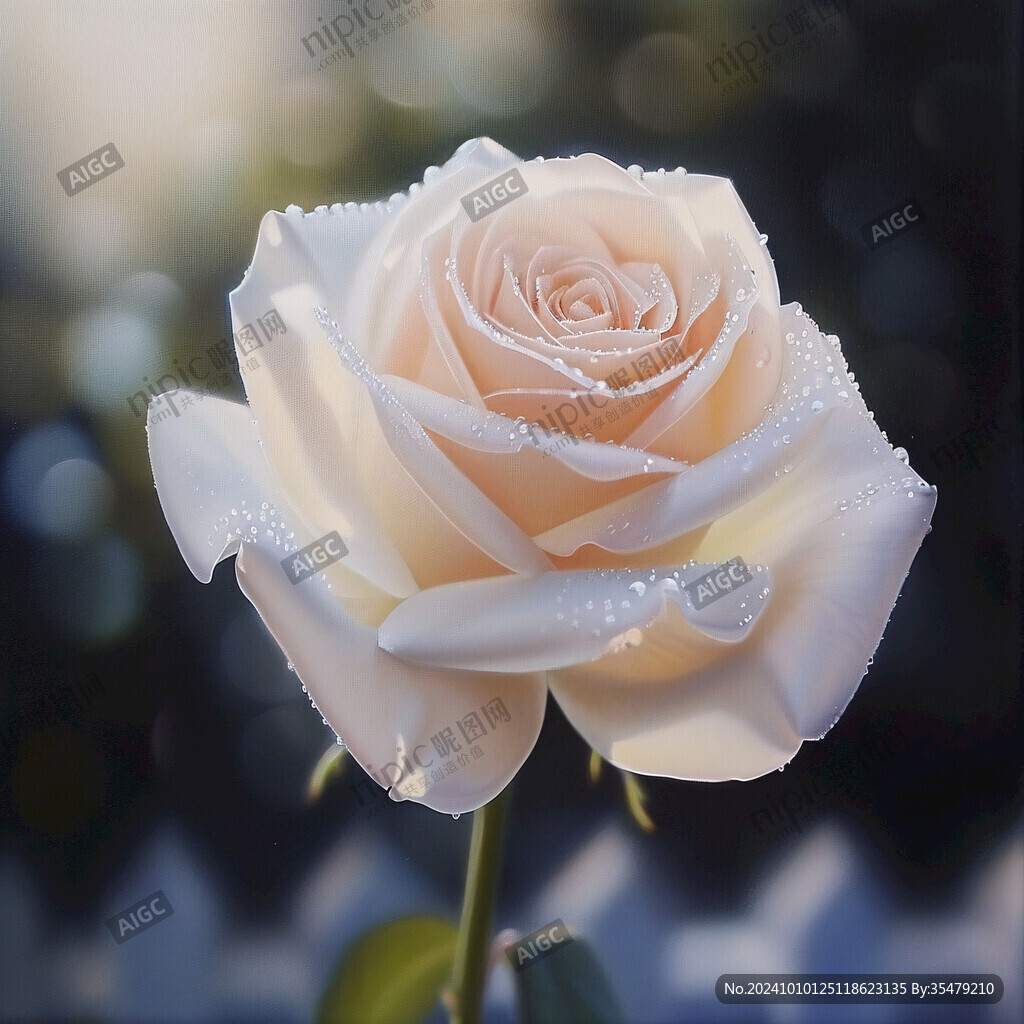 闪光光圈玫瑰花