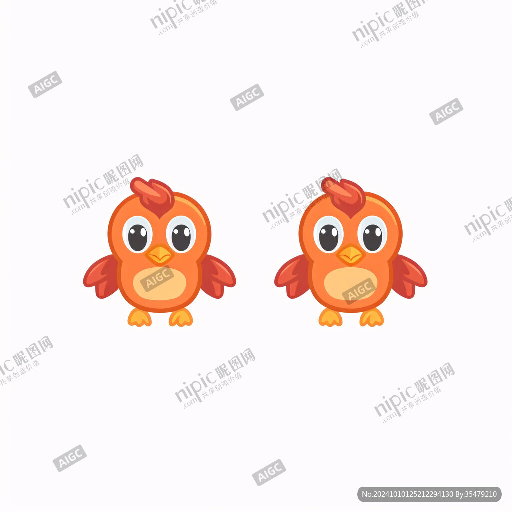 萌鸡卡通形象