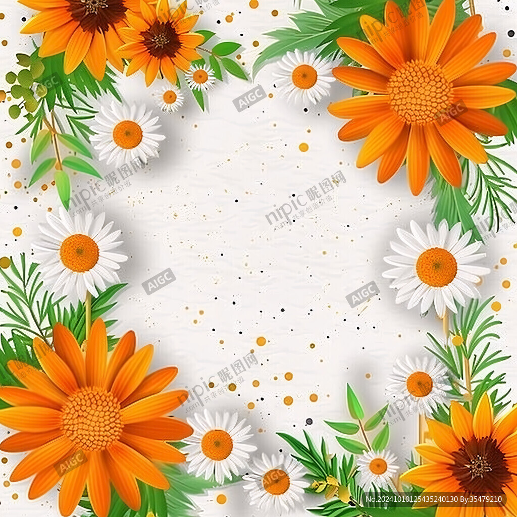 太阳花背景素材