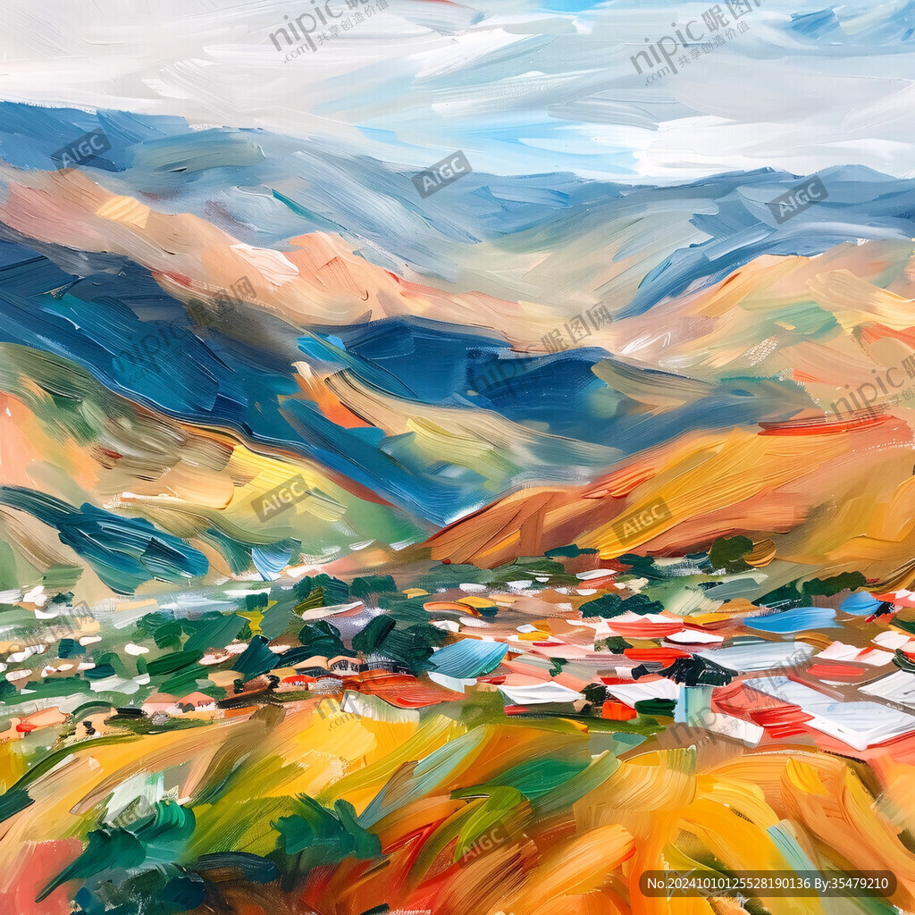 爨底下油画装饰画