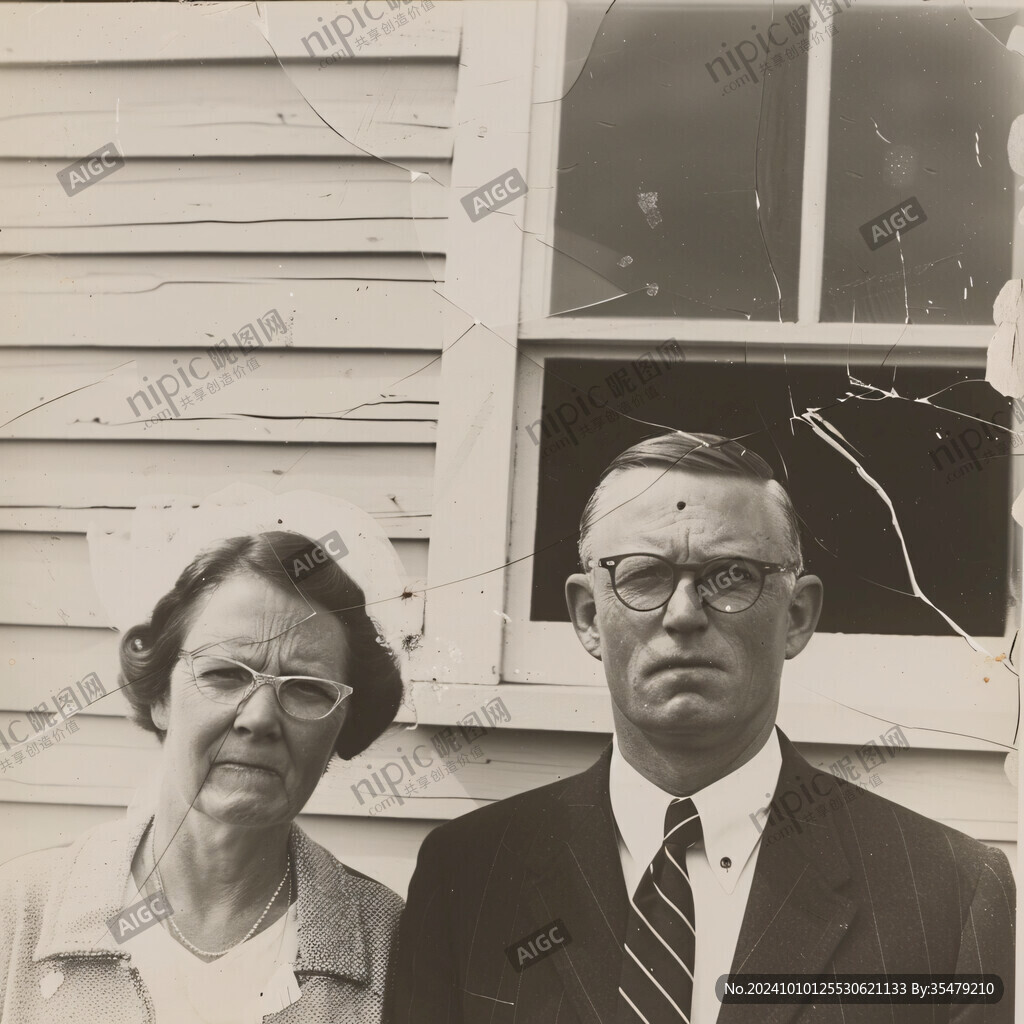 老照片城市居民