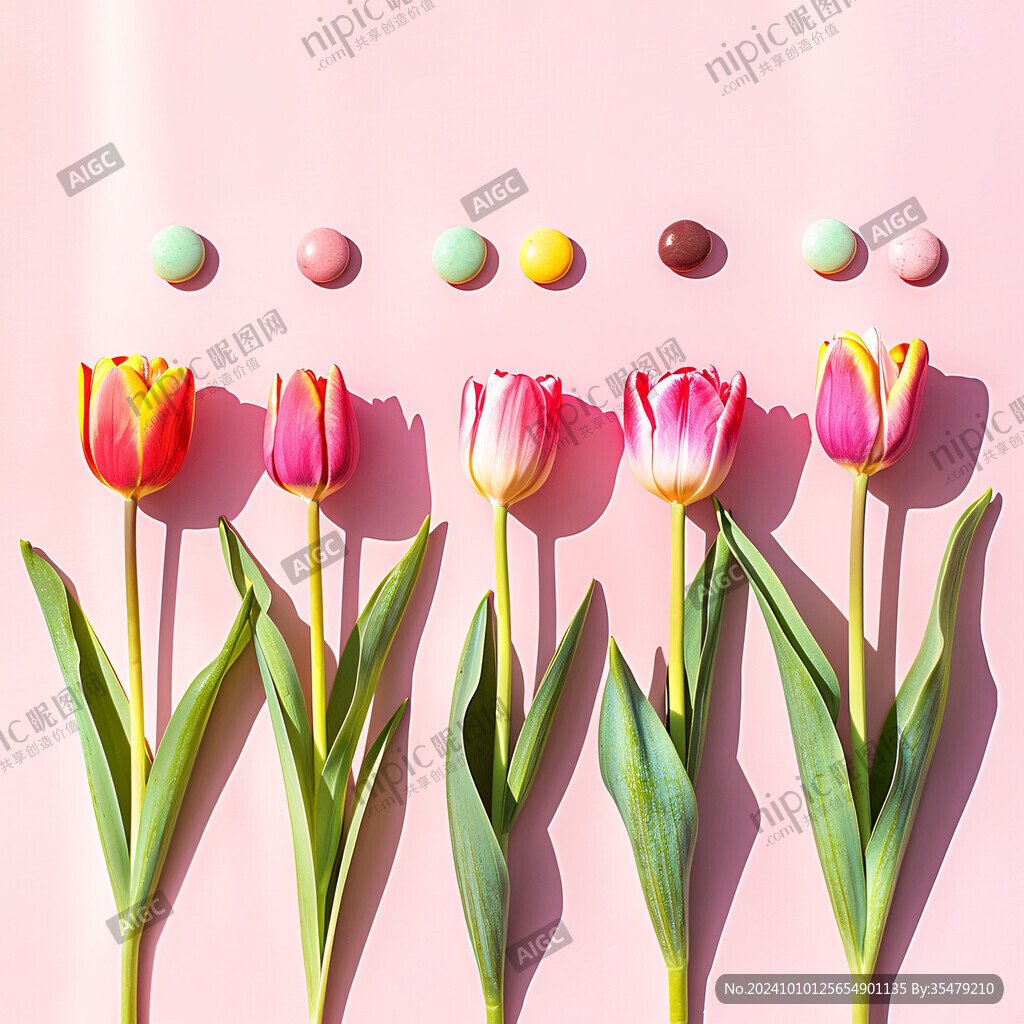 3d立体框框郁金香