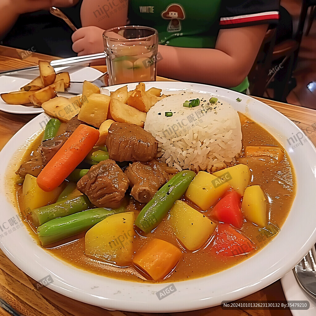 特色咖喱牛腩饭