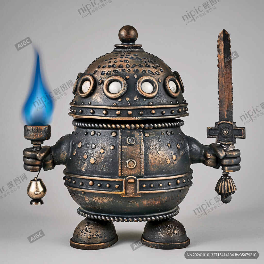 后现代机械科幻装饰品