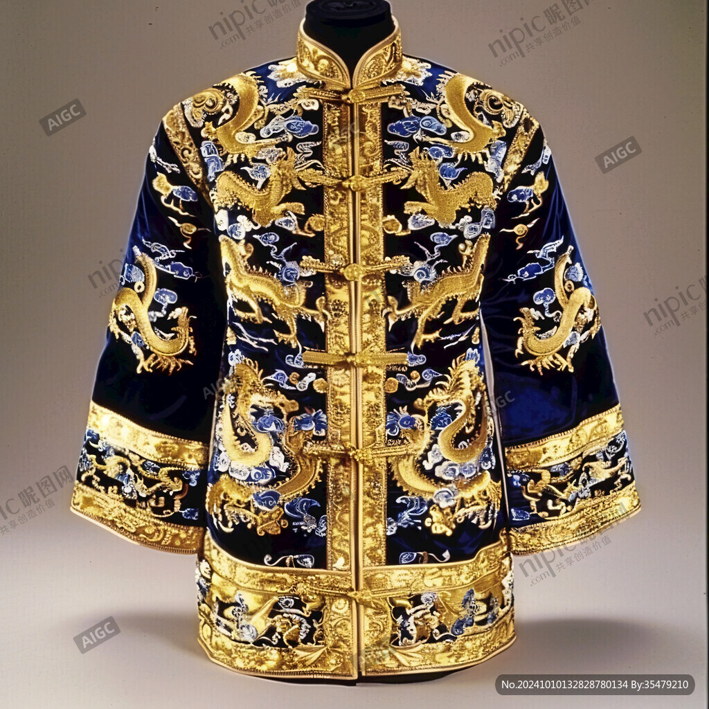 清朝龙袍清代皇帝朝服