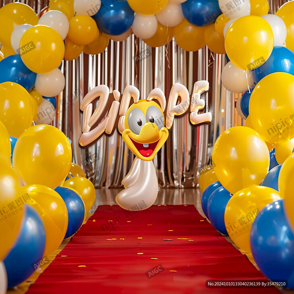 气球主题迎宾区