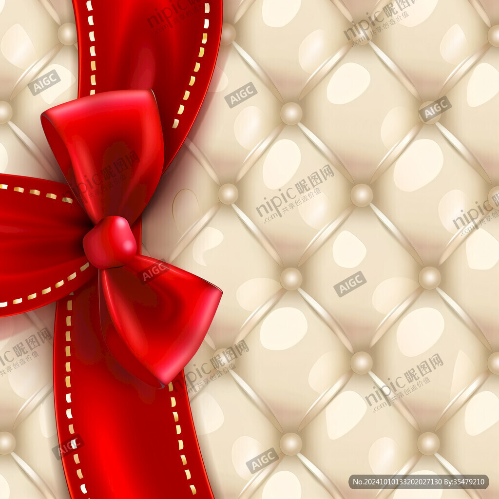 红色欧式礼背景平面图