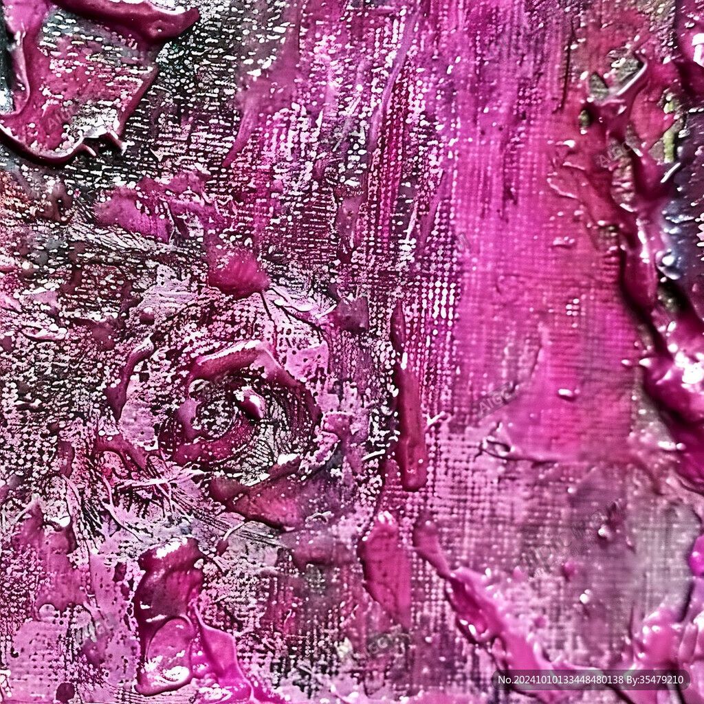 紫色油画纹路喷绘