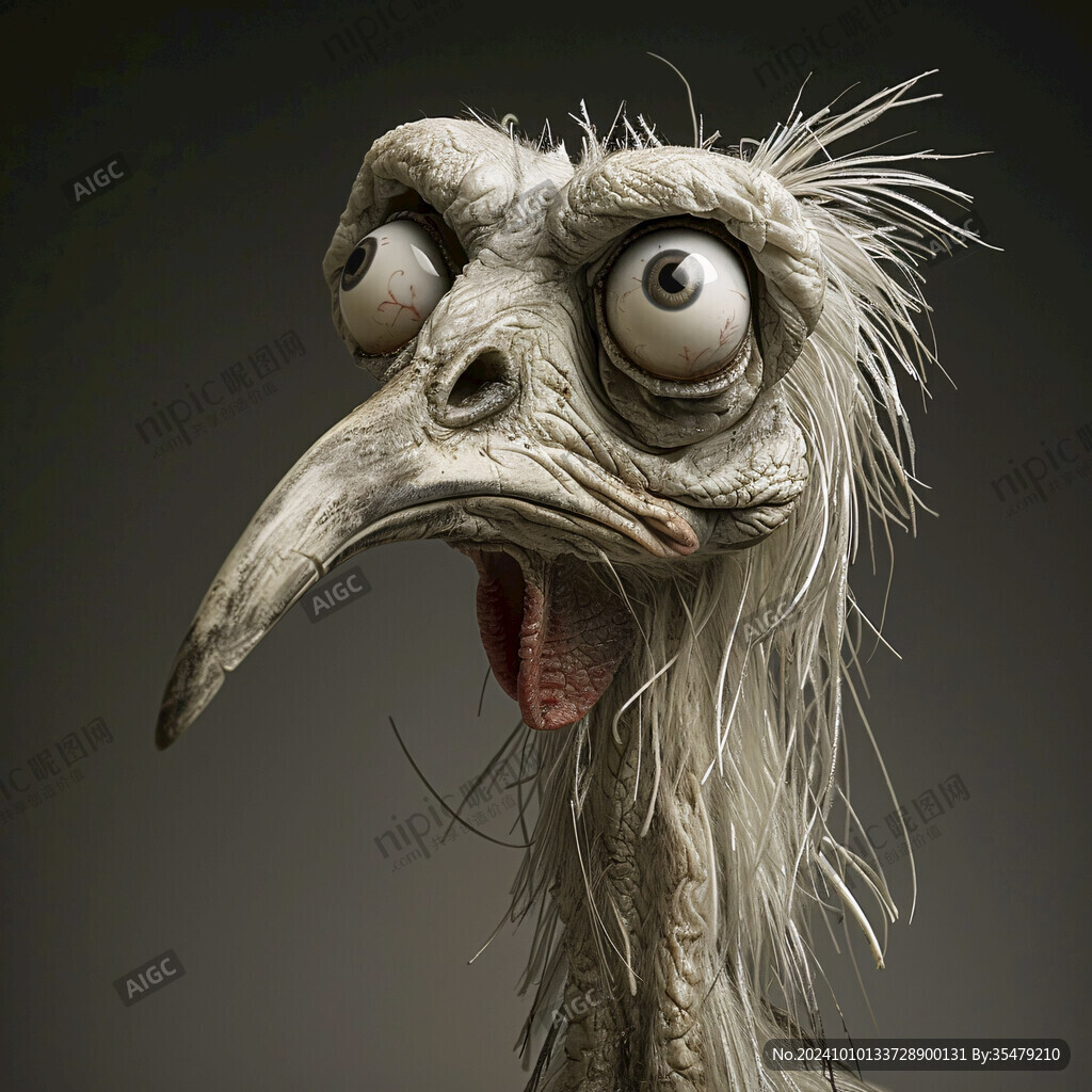 鸵鸟的表情