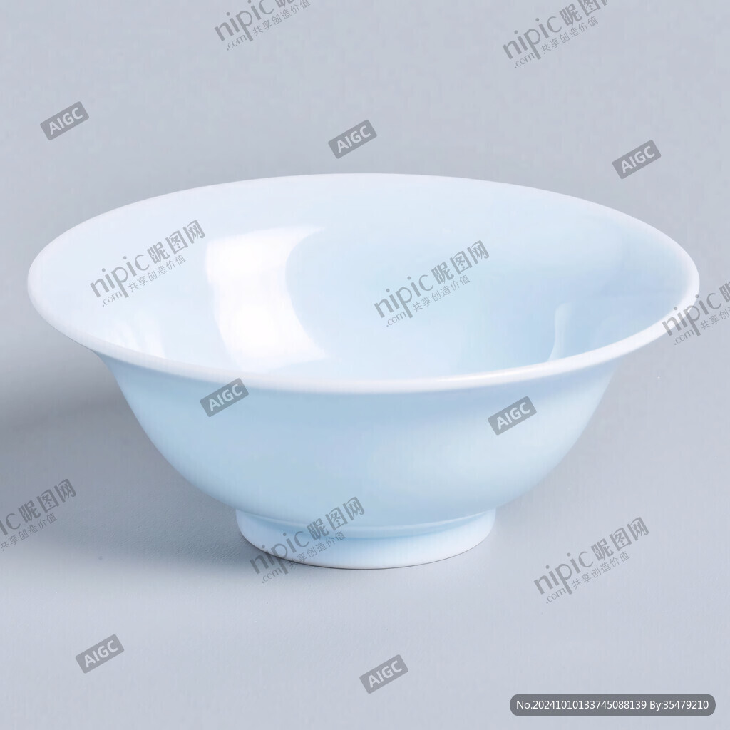 青釉瓷碗素材