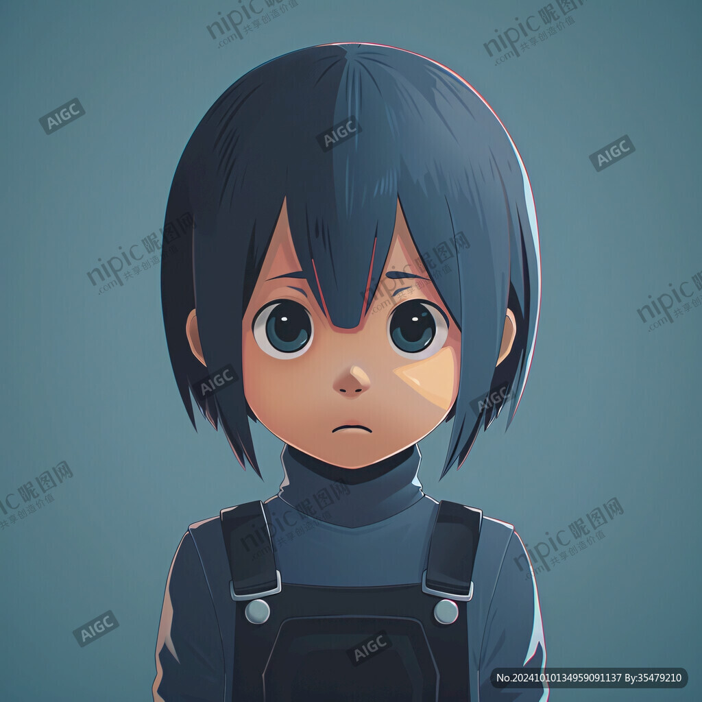 q版哭泣的小女孩