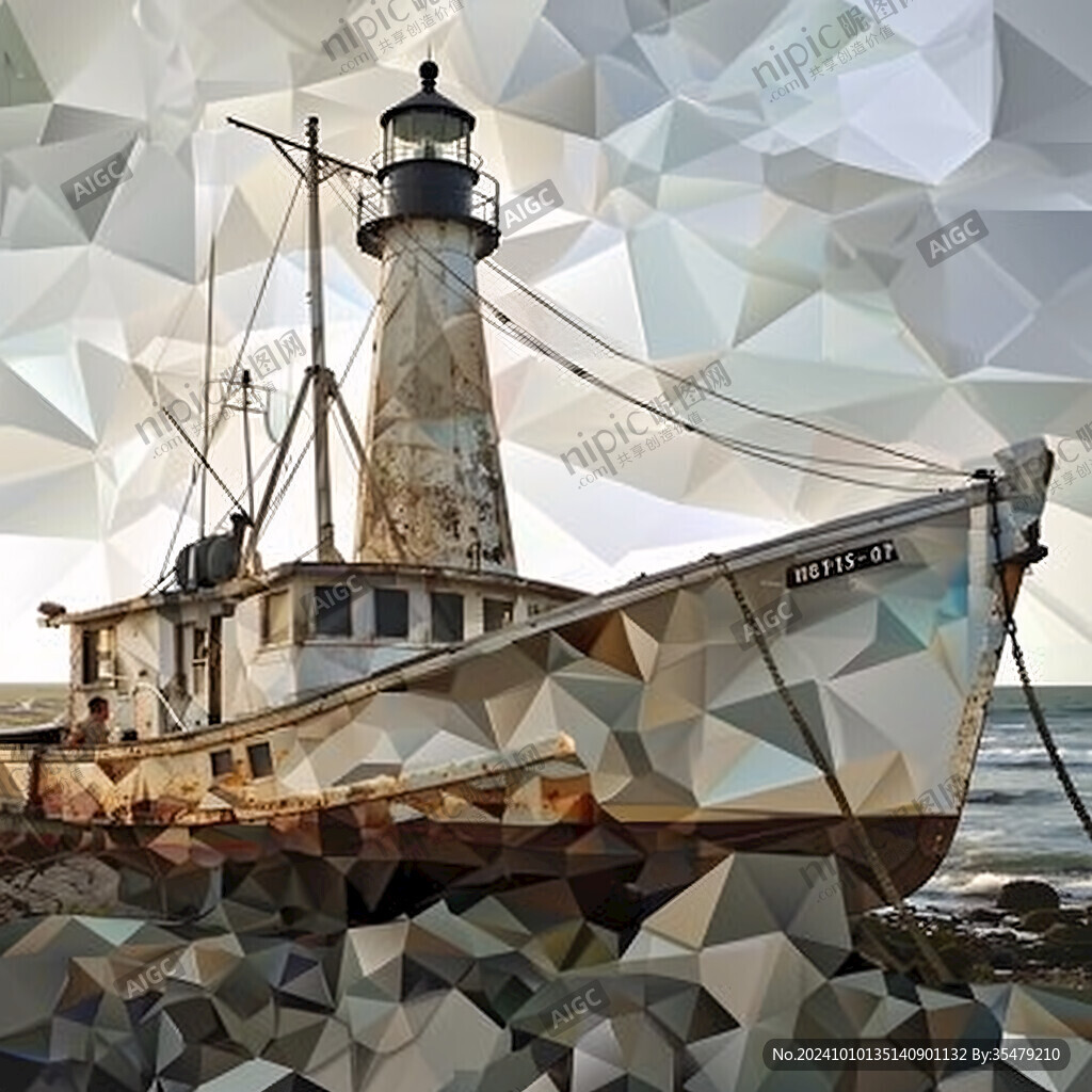 低多边形装饰画