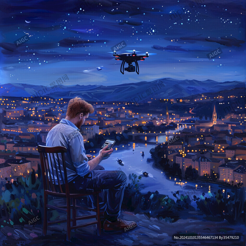 拍照星空立体画