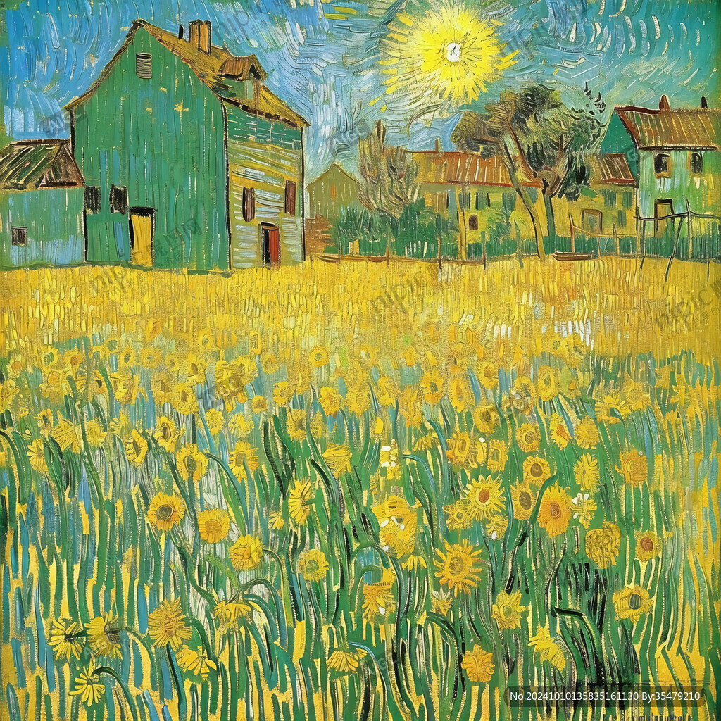 梵高风景画