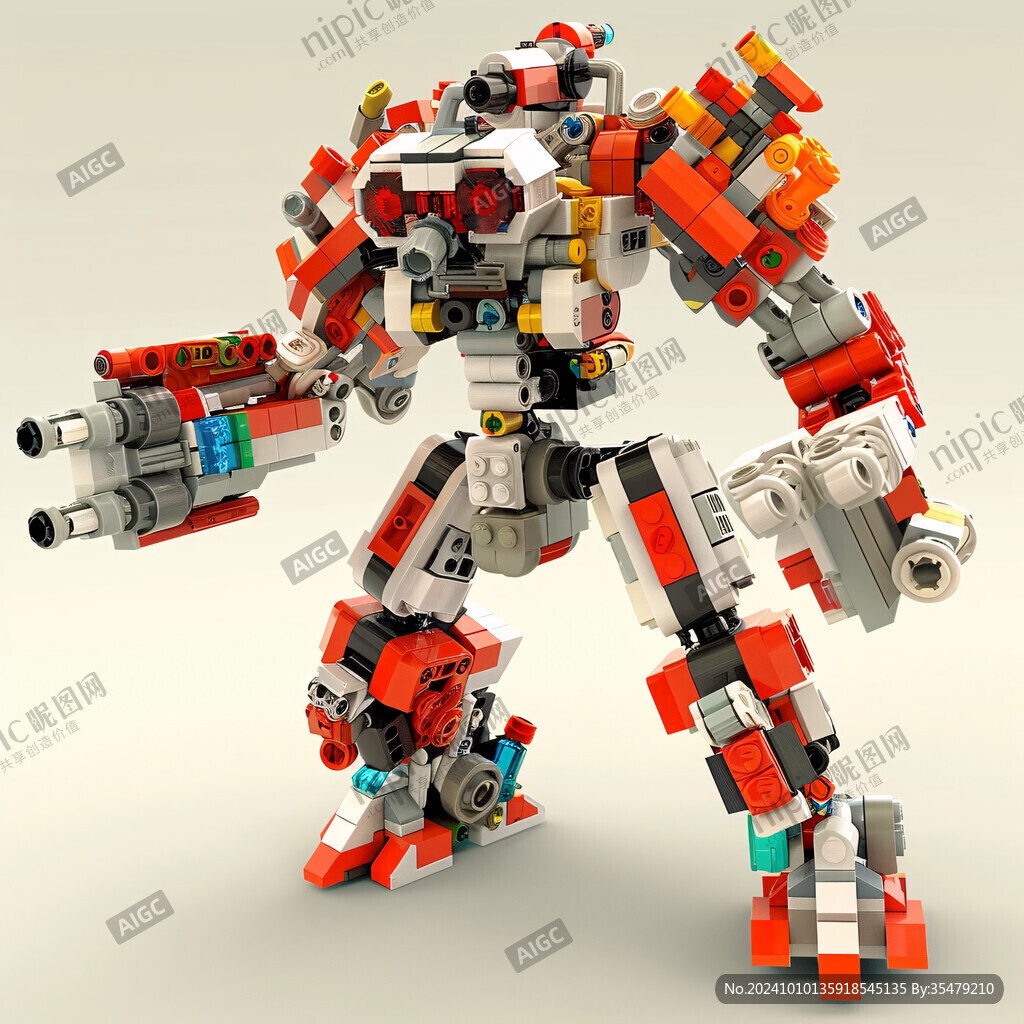 机甲风卡通人物