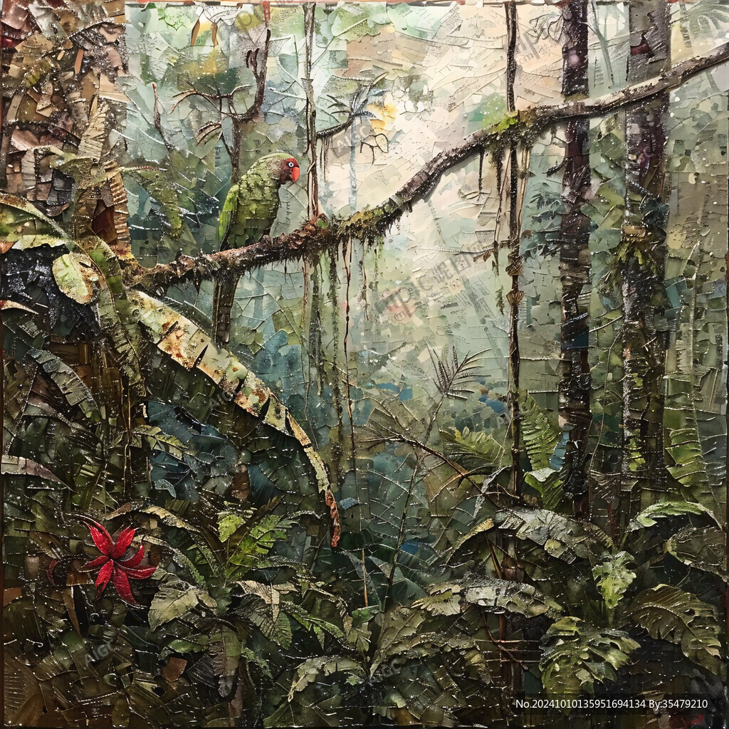 雨林装饰画