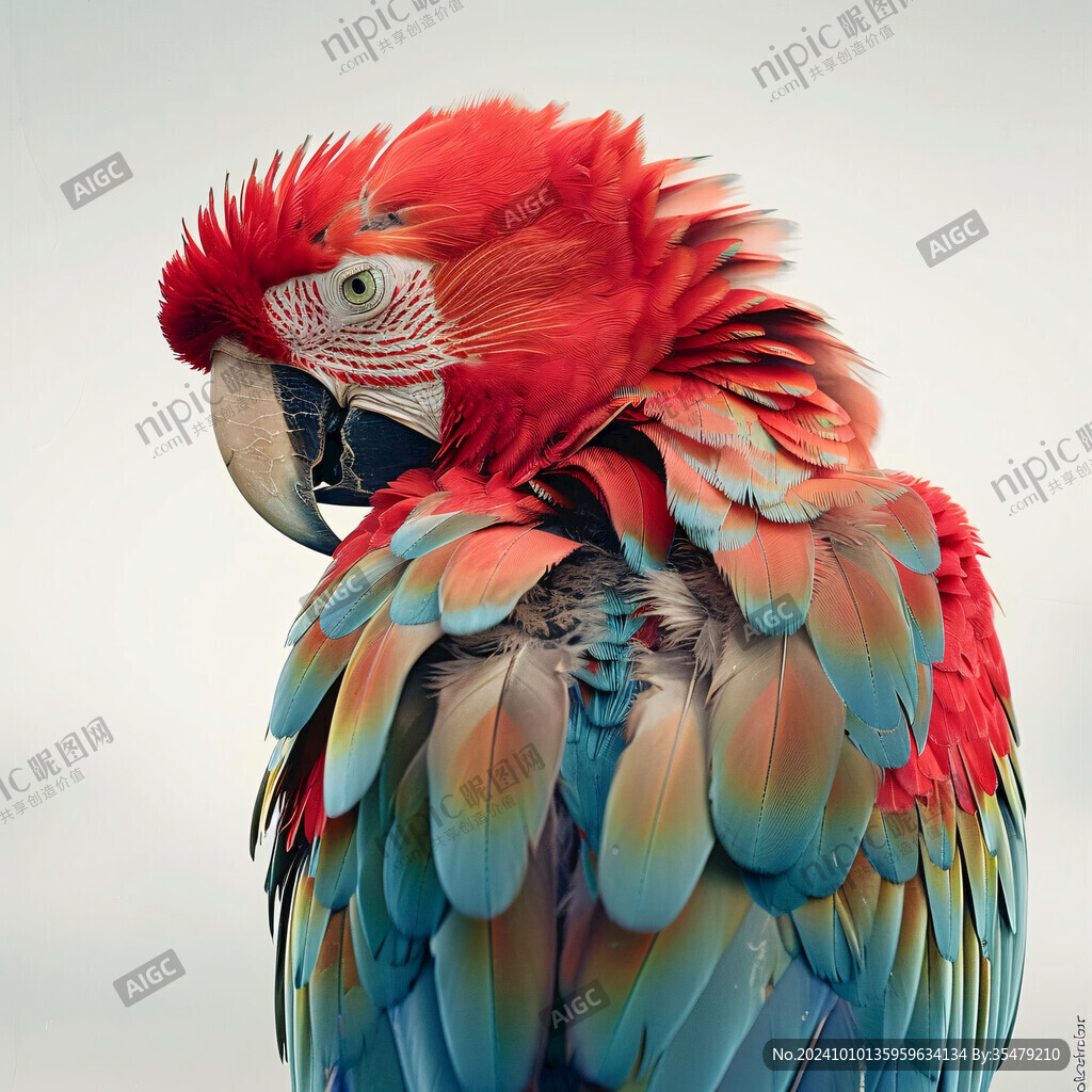 金刚鹦鹉素材