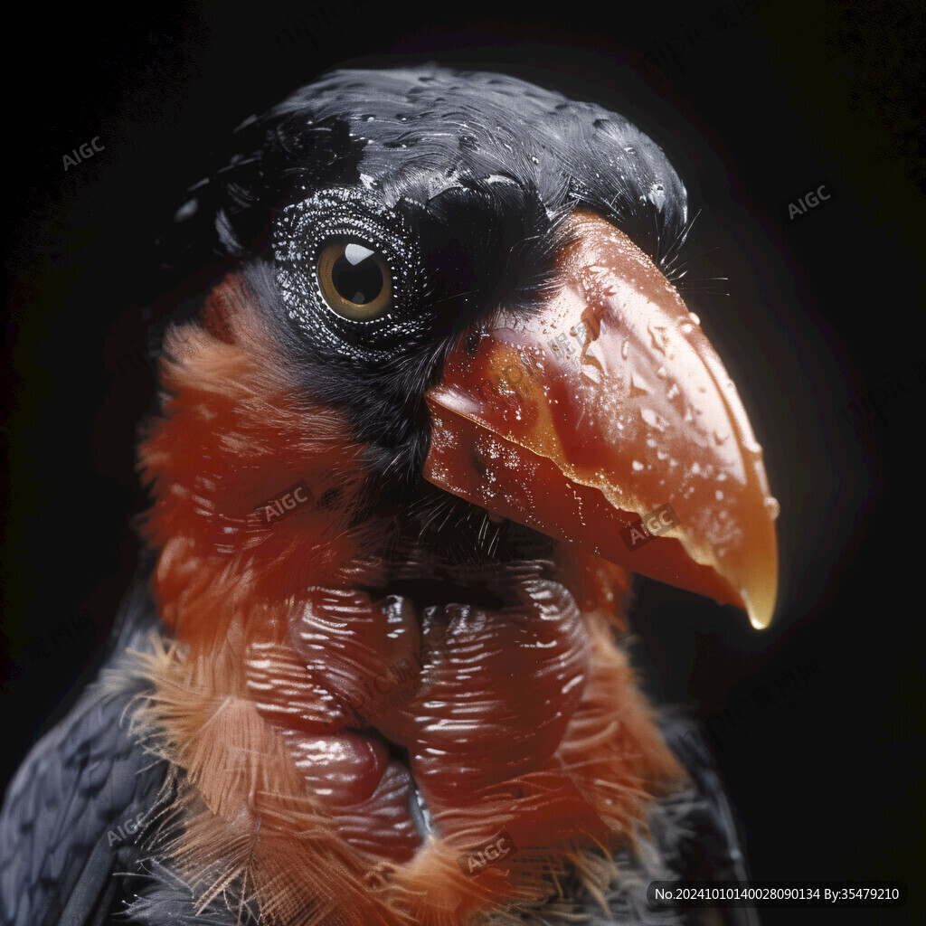 立体画金刚鹦鹉