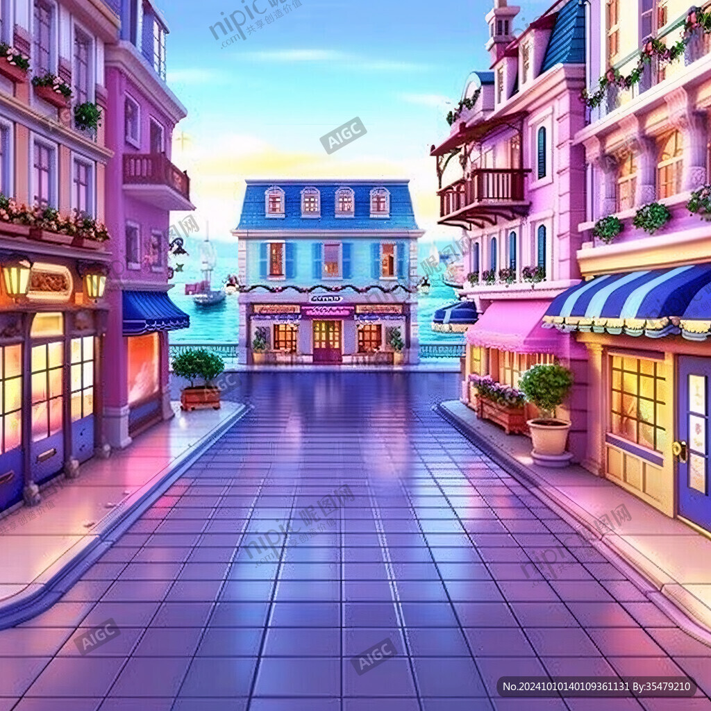 欧式小外人街景