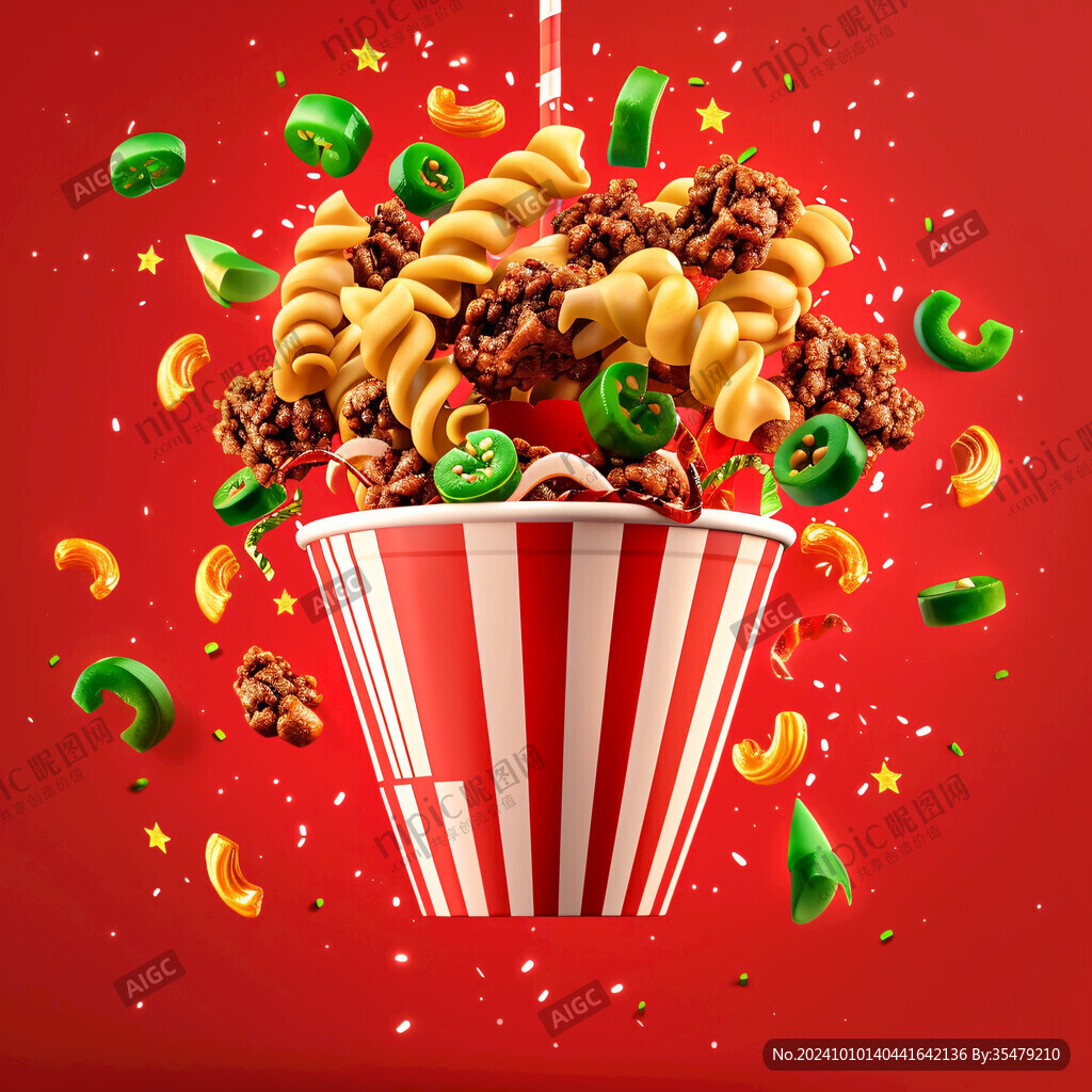 美味零食美食广告