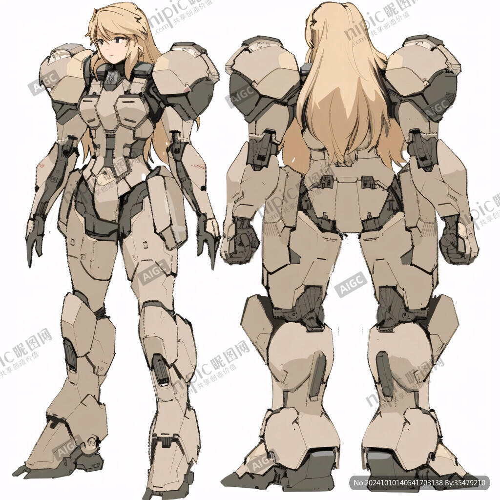 机甲风卡通人物