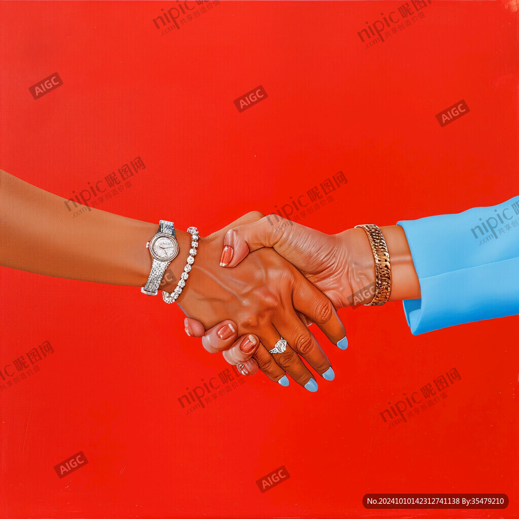 爱情意境牵手珠宝首饰