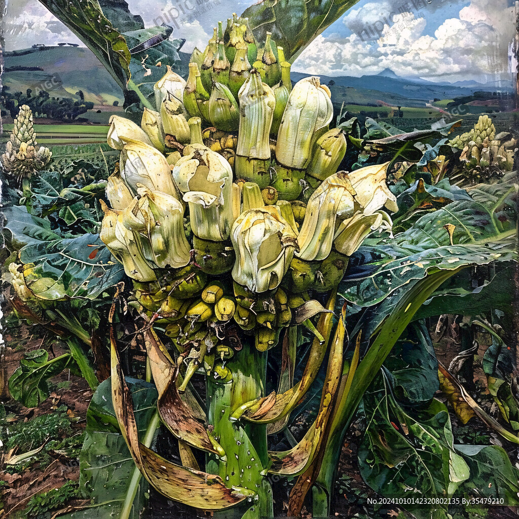 巨大棒状块根花