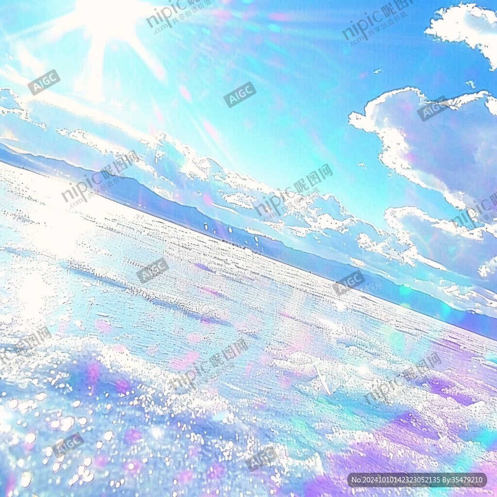 贴图素材波光粼粼