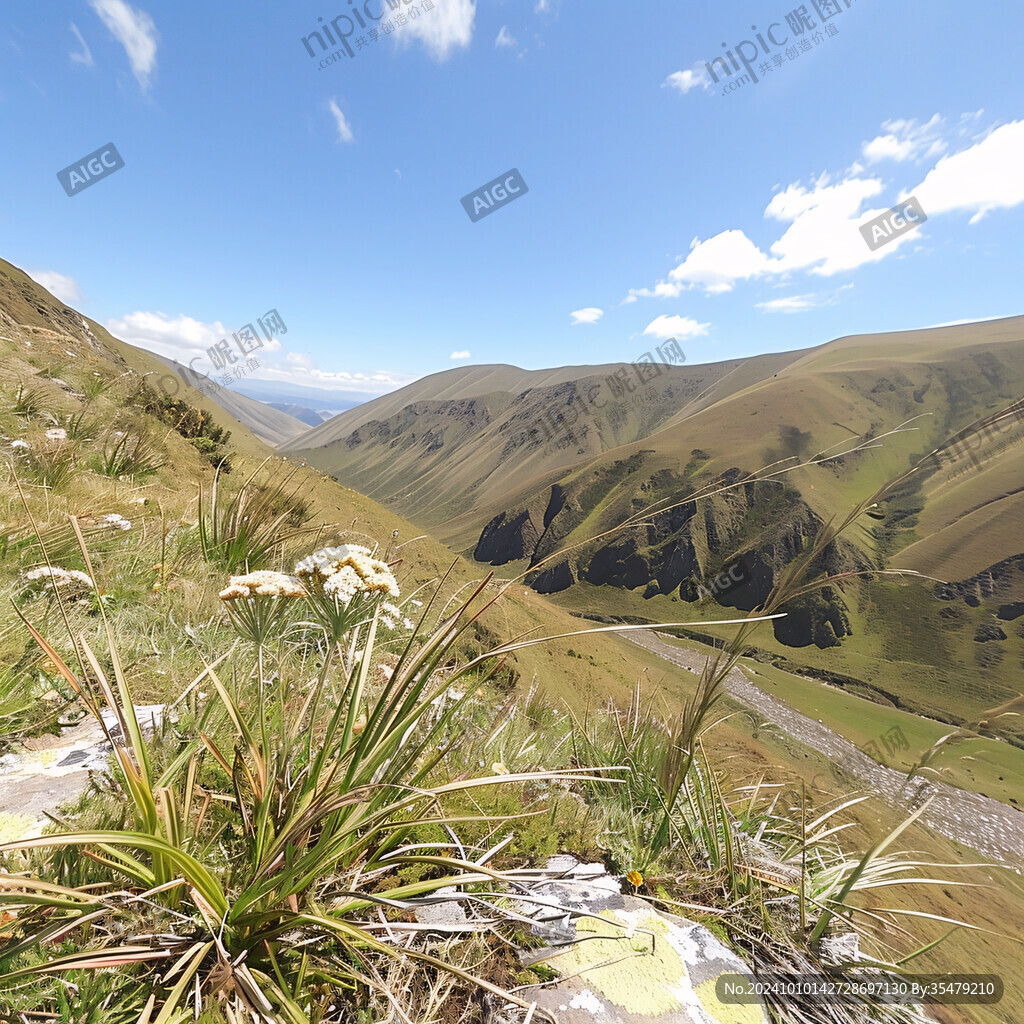 高山河谷草场