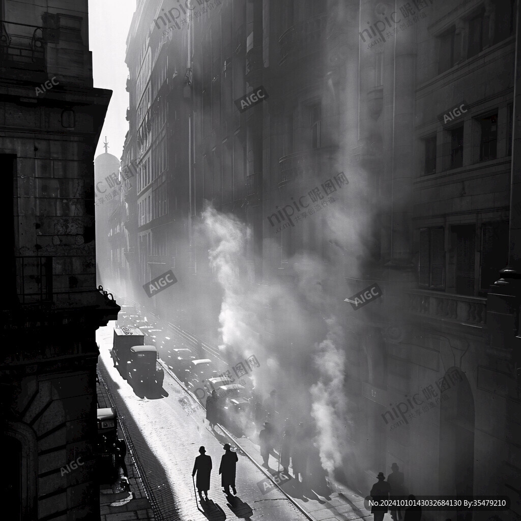 欧式街景老照片