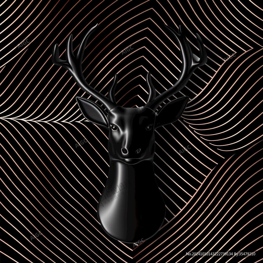 创意鹿图案设计