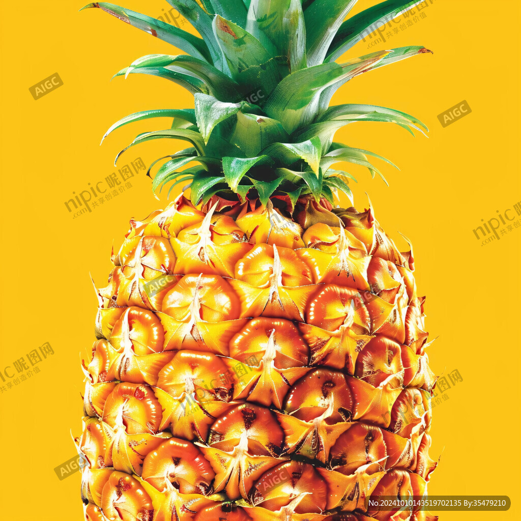 菠萝海报素材