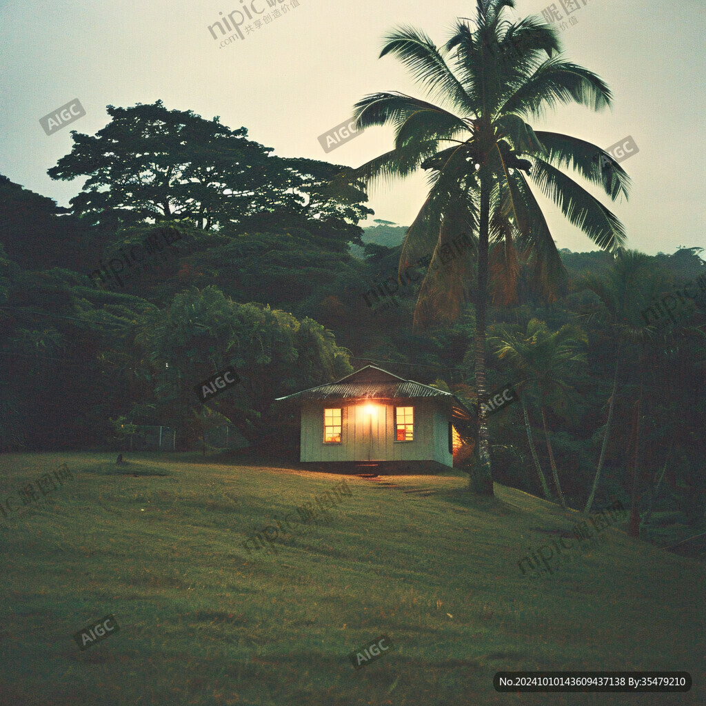 丛林浪漫的小屋