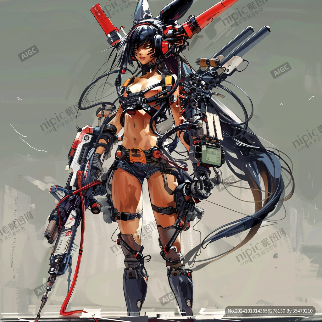 机甲风卡通人物