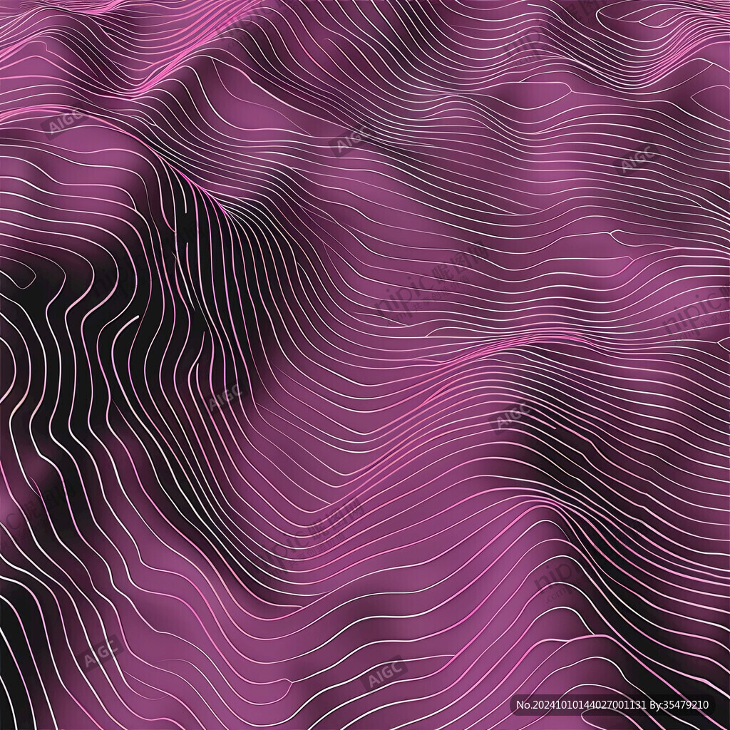 3d波浪线弧线弧形山