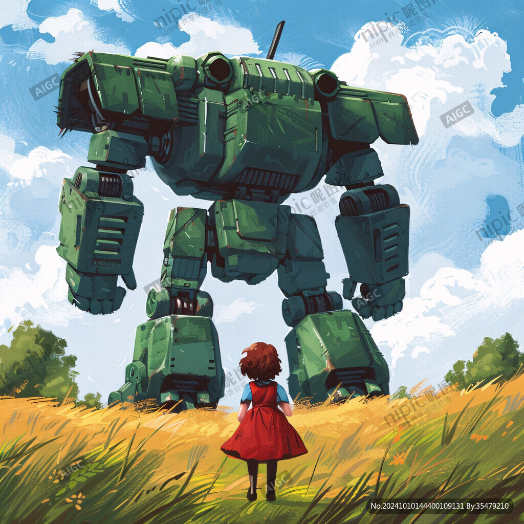 机甲风卡通人物
