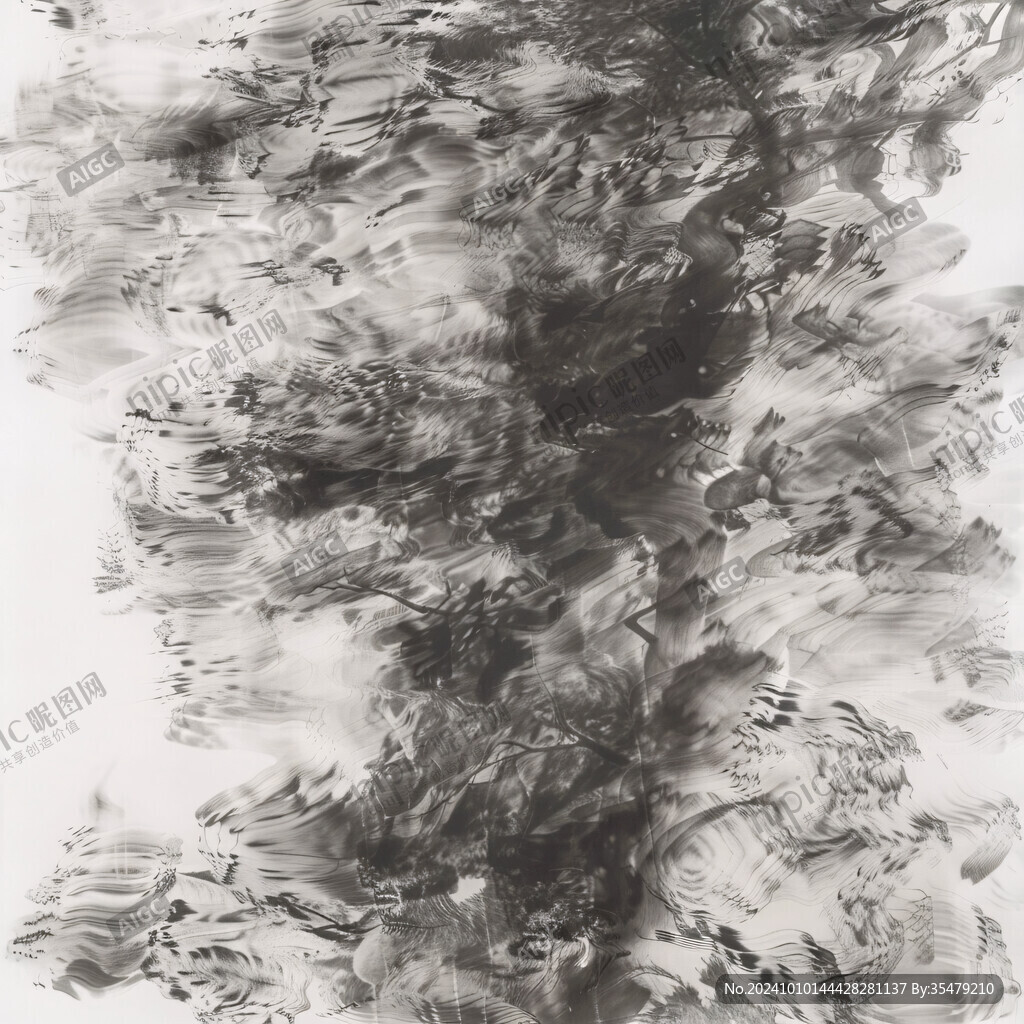 墨迹装饰画墨染装饰画