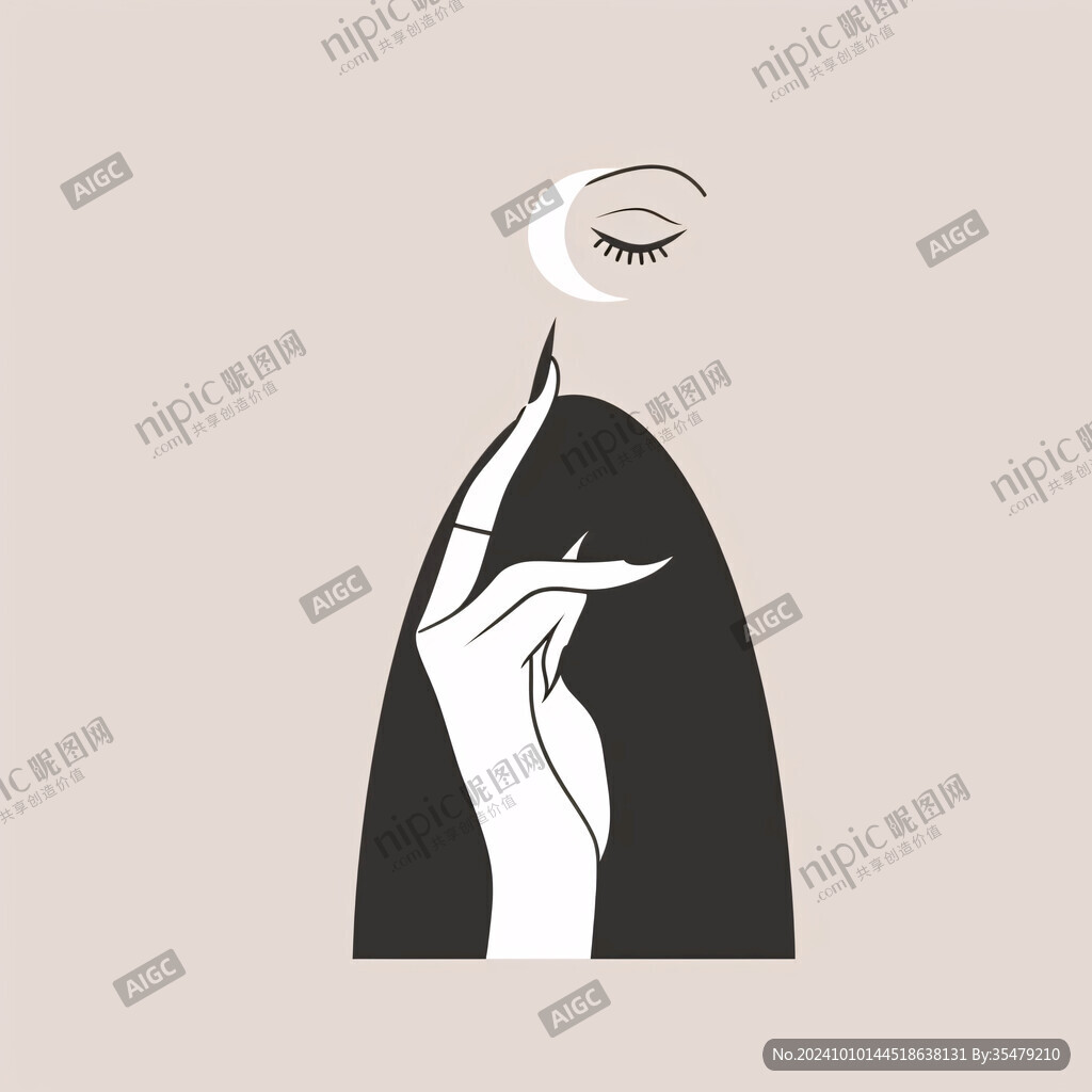 简约插画女性化