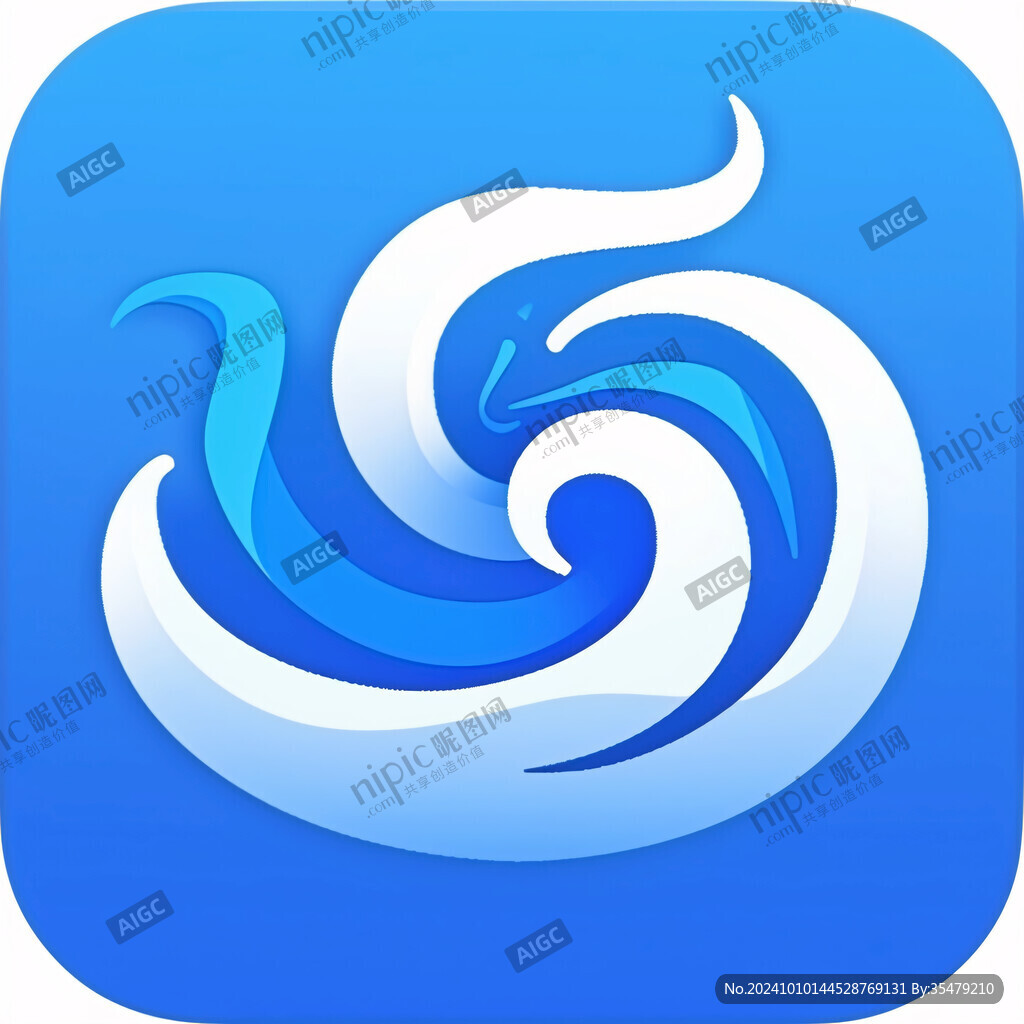 供水标志浪花logo