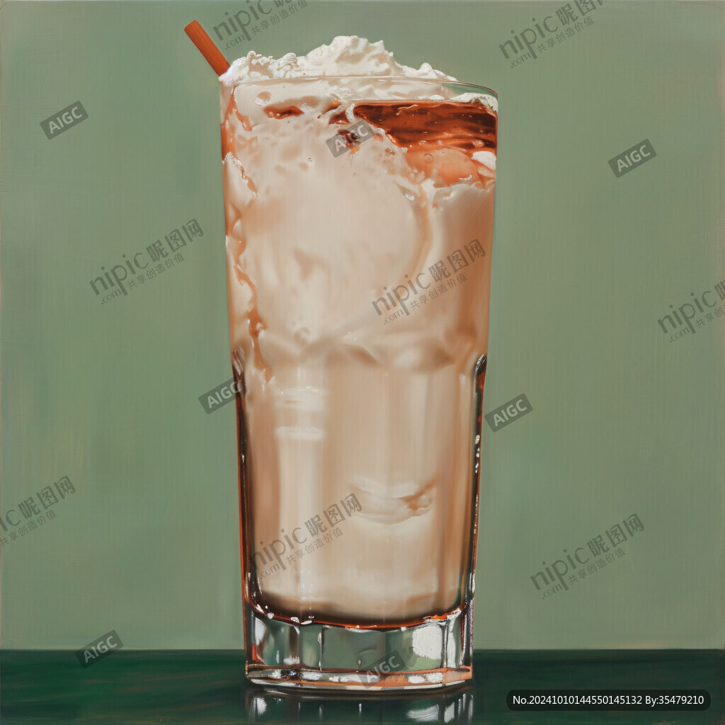 奶昔咖啡冰砂浮雪