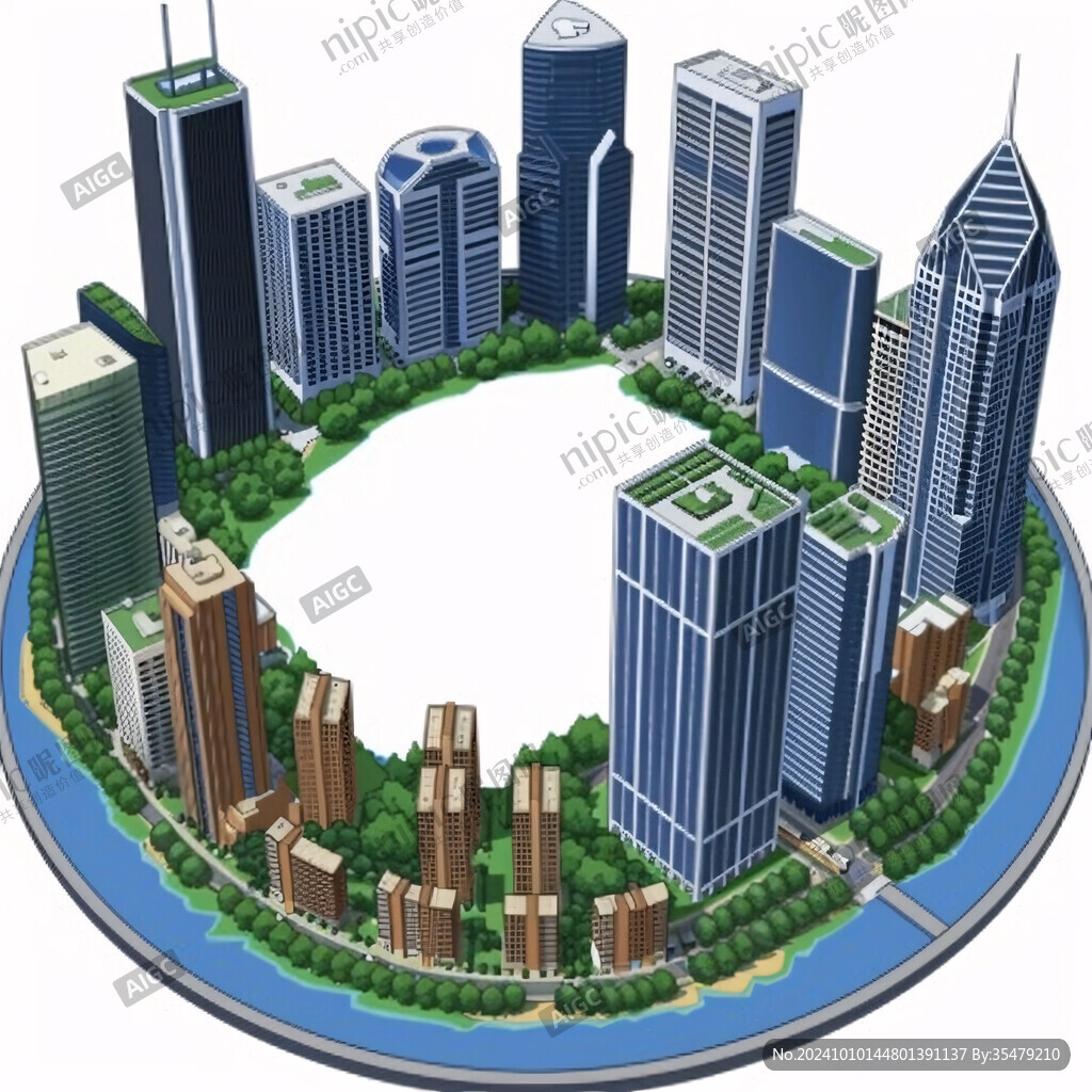 房地产立体素材