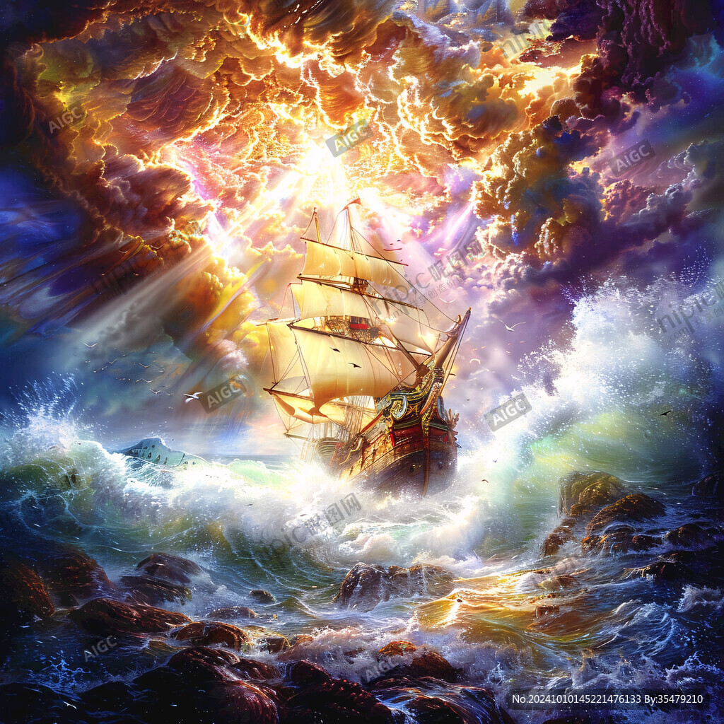 乘风破浪立体效果